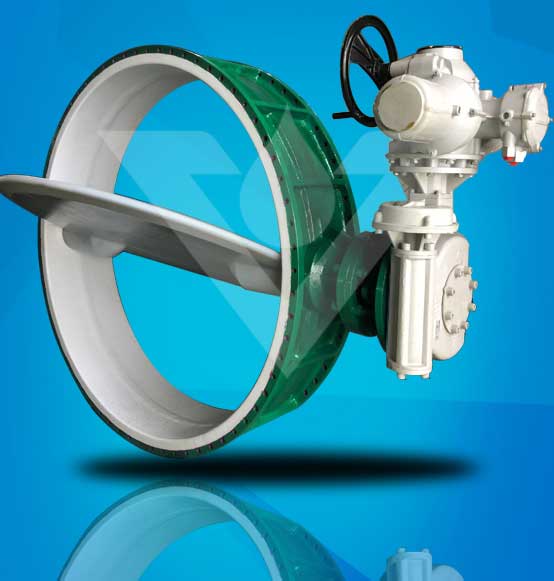 Big Size FEP Lined Butterfly Valve