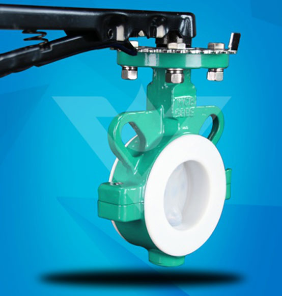 Wafer Type PFA Lined Butterfly Valve