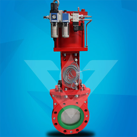Main structural features of fully lined polyurethane knife gate valve